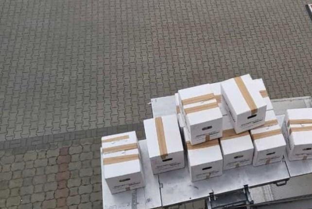 Behördenumzug in Klingenthal mit einem Möbellift